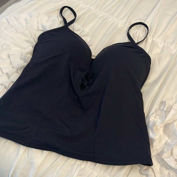 Bleu Rod Beattie Other - Bleu Rod Beattie black bathing suit top